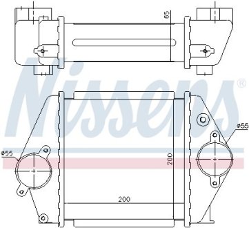 Интеркулер MAZDA 6 (GG, GY) (02-) 2.0 DI NISSENS 96570