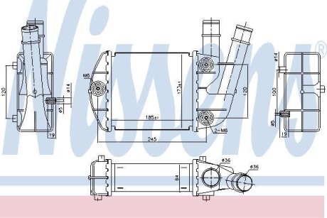 Інтеркулер NISSENS 96673