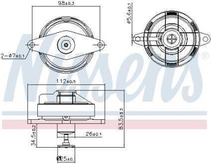 Клапан EGR NISSENS 98197