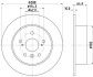 Диск тормозной задний Toyota Camry 2.0, 2.4, 3.0 (93-06) NISSHINBO ND1001K (фото 1)