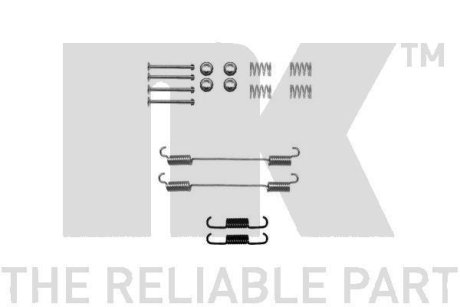 Монтажний набір гальмівних колодок NK 7923796