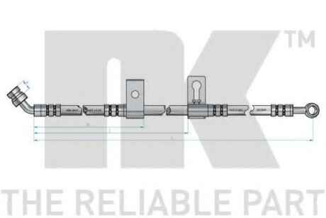 Гальмівний шланг NK 853511