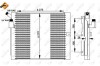 Радіатор кондиціонера NRF 35037 (фото 2)