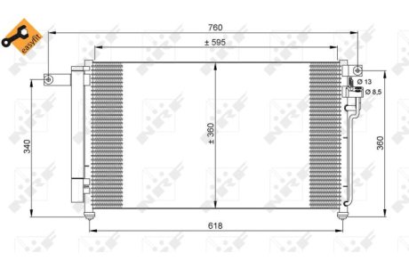 Конденсатор NRF 35851