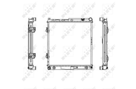 Радіатор, охолодження двигуна NRF 506575