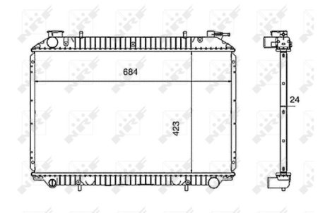 Радіатор NRF 519534