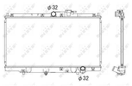 Радіатор NRF 526717