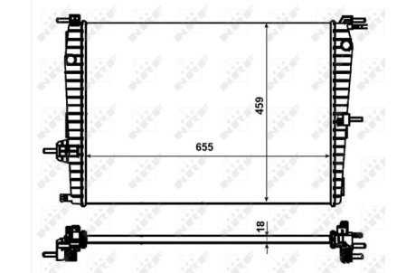 Радиатор NRF 53011