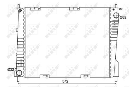 Радіатор NRF 53125