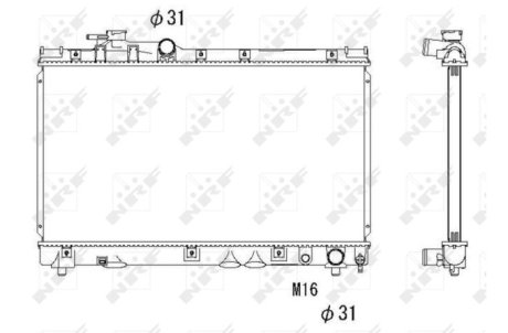 Радіатор NRF 53273