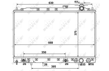 Радіатор NRF 53274