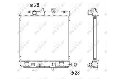 Радіатор NRF 53291