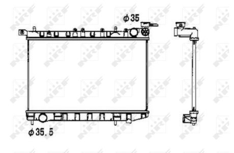 Радіатор NRF 53341