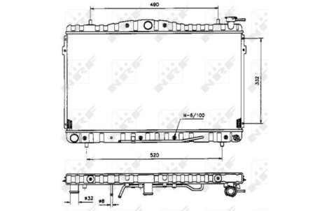 Радіатор NRF 53505
