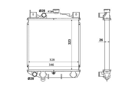 Радіатор NRF 53881