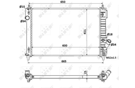 Радіатор NRF 53903