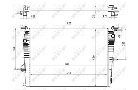 Радіатор NRF 53965