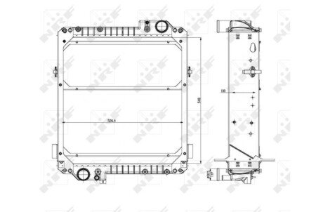 Радіатор NRF 54073