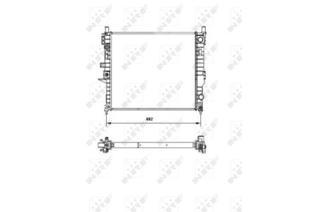 Радіатор NRF 55335