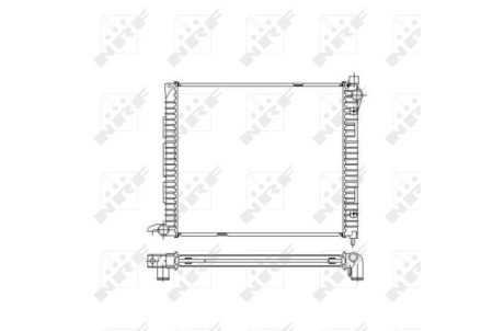 Радіатор NRF 55445