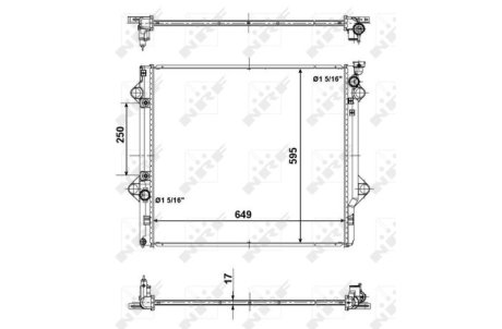 Радіатор NRF 56104