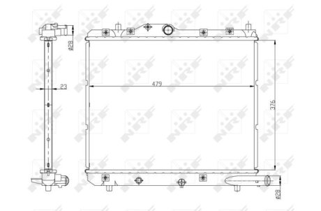 Радіатор NRF 56147