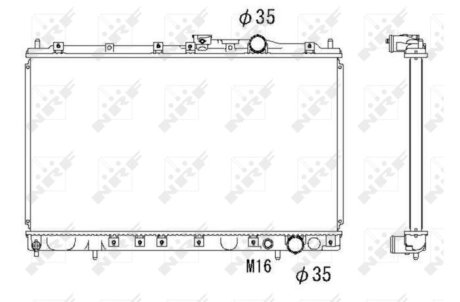 Радіатор NRF 58182
