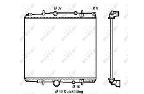 Радіатор NRF 58313