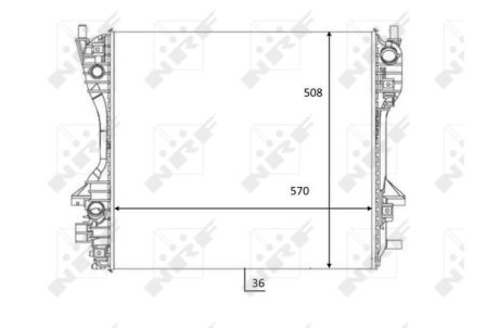 Радіатор NRF 59060