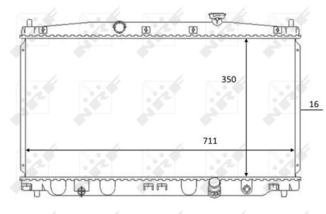 Радіатор NRF 59066