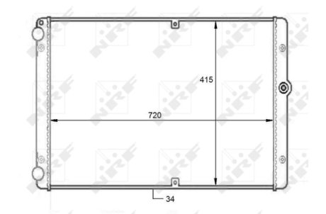 Радіатор NRF 59088