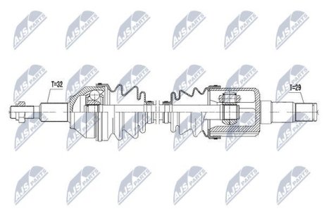 ПІВВІСЬ | DODGE JOURNEY 08-, AVENGER 08- /ЛІВ/ NTY NPWCH034