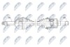 ПІВВІСЬ | FORD TRANSIT 330 2.2TDCI 01.13-, 2.0TDCI 01.16-, TRANSIT CUSTOM 330 2.2TDCI 01.13-, 2.0TDCI 01.16- /ЛІВ,SKRZYNIA 6MT/ NTY NPWFR075 (фото 1)