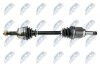 ПІВВІСЬ | FIAT 1.3JTD GRANDE PUNTO 199 05-, PUNTO EVO 08-, PUNTO 1.3JTD, 1.4 12-, IDEA 1.3JTD 06-11, LANCIA 1.3JTD YPSILON/MUSA 04-06 /ЛІВ, KOMPLETNA Z PRZEGUBEM WEWNКTRZNYM/ NTY NPWFT021 (фото 1)