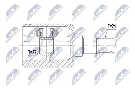 ШРКШ внутр. прав. Mercedes-Benz W211 E320CDI 4Matic 05-08 NTY NPWME091