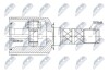 ШАРНІР РІВНИХ КУТОВИХ ШВИДКОСТЕЙ | SUBARU FORESTER 01-07, IMPREZA 07-11, LEGACY 03-09 NTY NPWSB013 (фото 2)