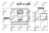 ШАРНІР РІВНИХ КУТОВИХ ШВИДКОСТЕЙ | SUZUKI LIANA RH413/416/418 01-08 /ЛІВ/ NTY NPWSU006 (фото 1)