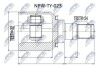 ШАРНІР РІВНИХ КУТОВИХ ШВИДКОСТЕЙ | TOYOTA AVENSIS CDT220 2.0 D-4D 99-03 /ЛІВ/ NTY NPWTY023 (фото 1)