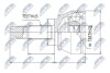 ШАРНІР РІВНИХ КУТОВИХ ШВИДКОСТЕЙ | FIAT DOBLO 1.9JTD 01-, STRADA 1.9JTD 03-, PALIO WEEKEND NTY NPZFT045 (фото 1)