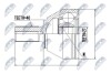 ШАРНІР РІВНИХ КУТОВИХ ШВИДКОСТЕЙ | LAND ROVER FREELANDER II MK2 ATM/MTM 2.2D,3.2 06-, FORD FOCUS II RS MTM 09- NTY NPZLR004 (фото 1)