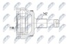 ШАРНІР РІВНИХ КУТОВИХ ШВИДКОСТЕЙ | MERCEDES C-KLASA 204 06-14, CL 216 05-13, CLS 218 10-, E -KLASA 212 08-, GLK 204 07-, CLS 218 10-, S-KLASA 221 04-13 /ЗАД/ NTY NPZME019 (фото 2)