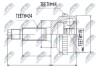 ШАРНІР РІВНИХ КУТОВИХ ШВИДКОСТЕЙ | MAZDA DEMIO 98- /+ABS=44T/ NTY NPZMZ014 (фото 1)