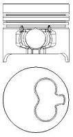 Поршень NURAL 8733650000