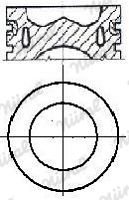 Поршень 79,75 NURAL 8743290500