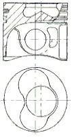 Поршень NURAL 8750150020