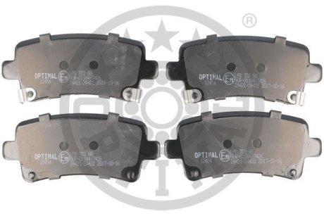 Колодки тормозные (задние) Opel Insignia 08-17/Chevrolet Malibu/Bentley Flying Spur 12-/Saab 9-5 10- Optimal BP12454