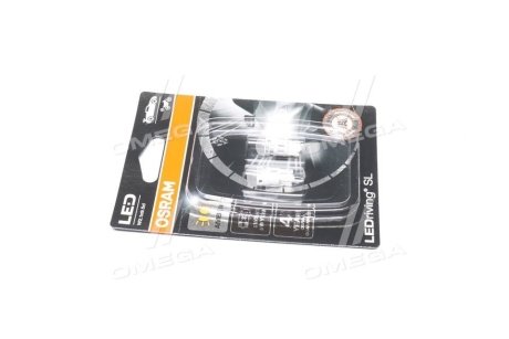 Лампа светодиодная WY5W 2500K 12V 1W W2.1X9.5D LEDriving SL OSRAM 2827DYP-02B