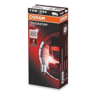 Автолампа Truckstar Pro T4W BA9s 4 W прозрачная OSRAM 3930TSP