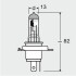 Набір ламп H4 12V 60/55W Night Breaker Unlimited +110% OSRAM 64193NBU (фото 3)