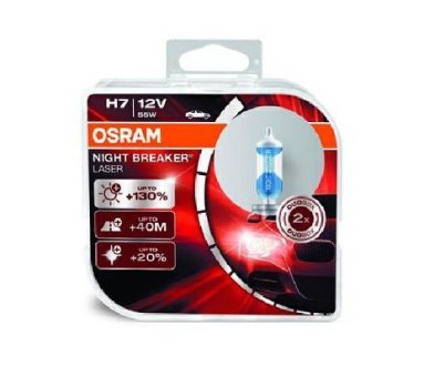 Автолампа H7 +130% Duobox Night Breaker Laser (2шт) OSRAM 64210NBLHCB